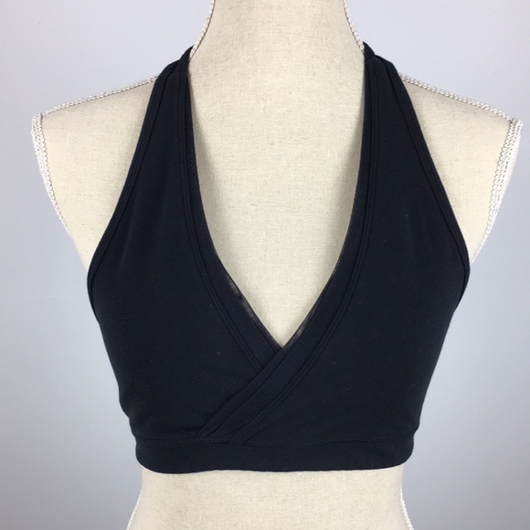 lululemon athletica Other - Lululemon Not So Deep V Racerback Sports Bra Black Size 10